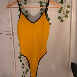 Black & Yellow Bodysuit